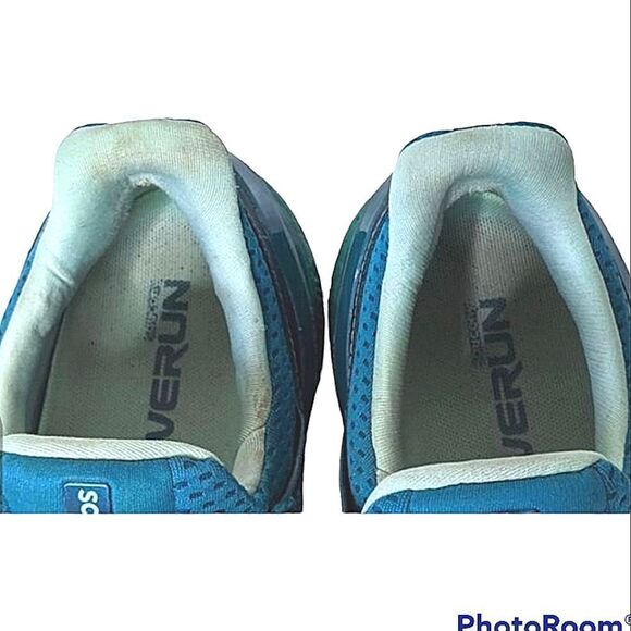 Saucony ISO Series Women's Neutral Running Shoe Green Turquoise size 10.5 - Picture 10 of 11